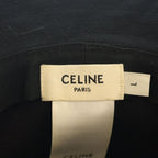 Celine Logo Bucket Hat Sequin Print Black — view 7