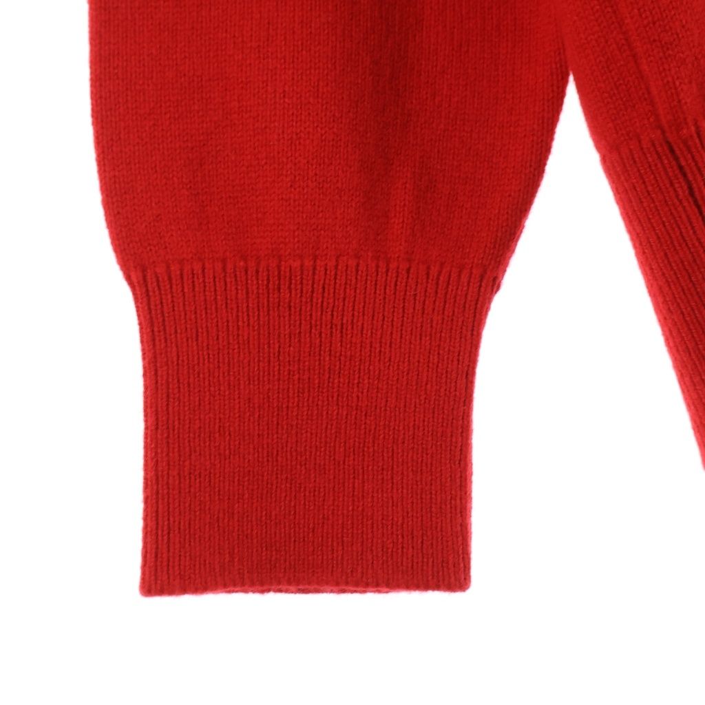 Chanel Cashmere Knit Cardigan Coco Bijou Button Red 36 — view 4
