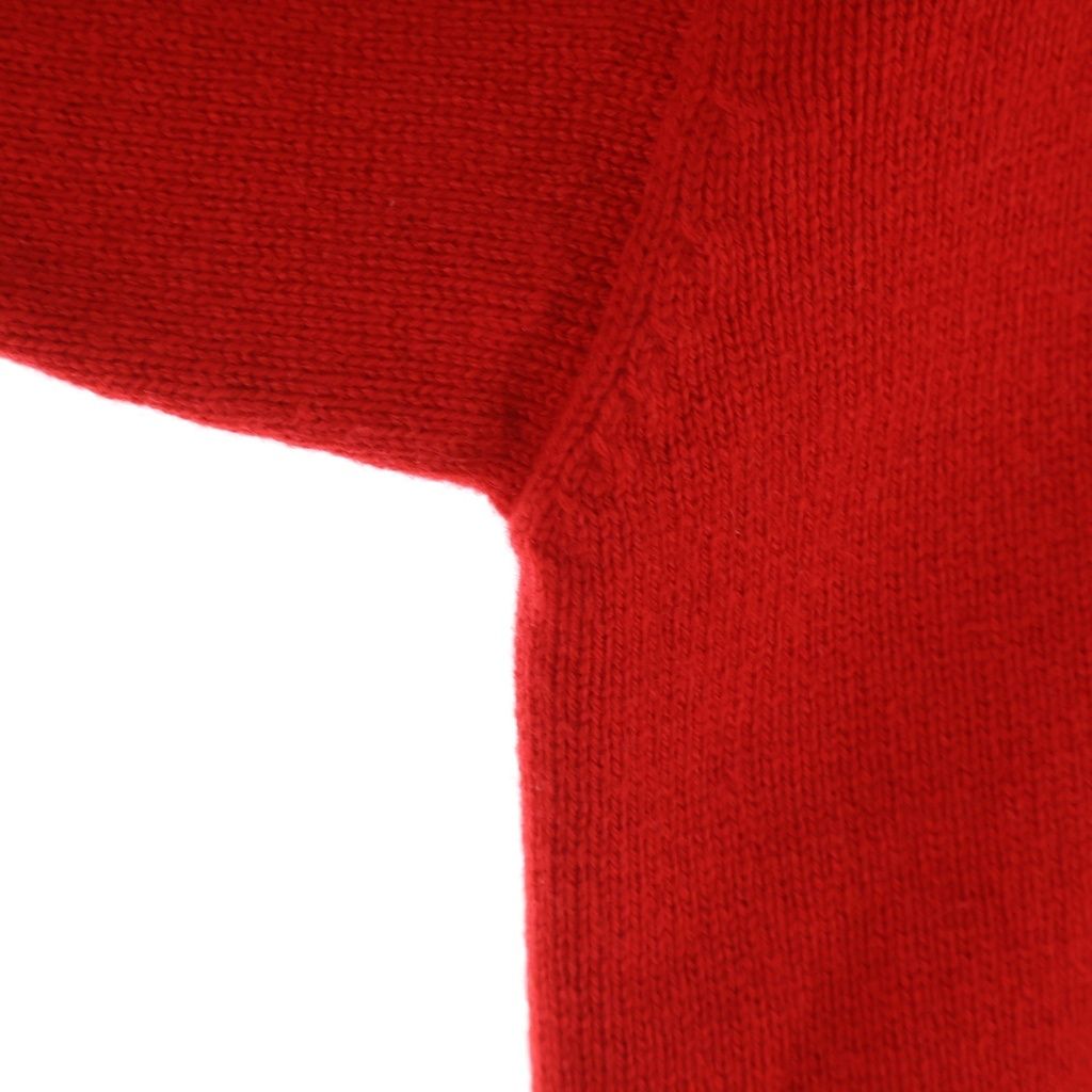 Chanel Cashmere Knit Cardigan Coco Bijou Button Red 36 — view 5