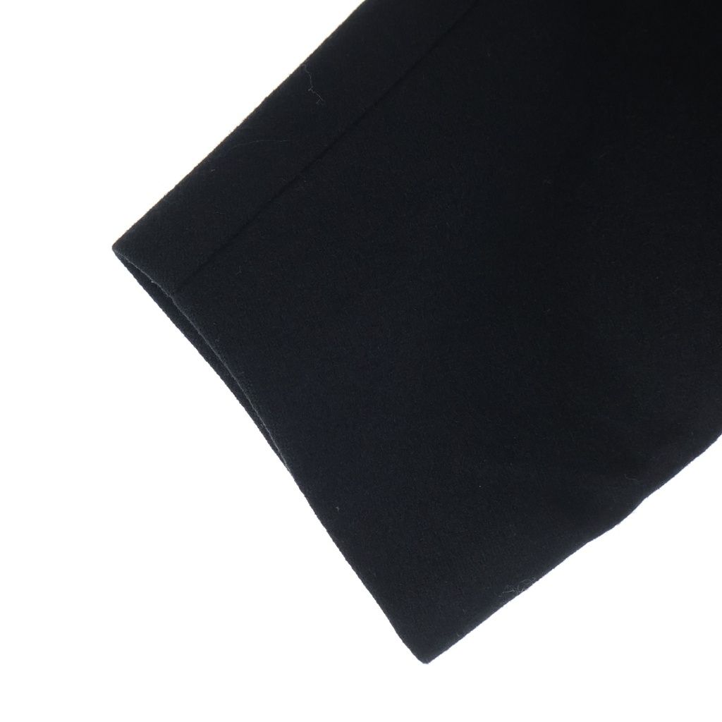 Dior Homme Chris Era Wool Cape with Cloak Coat Black — view 5