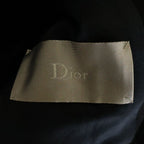 Dior Homme Chris Era Wool Cape with Cloak Coat Black — view 7