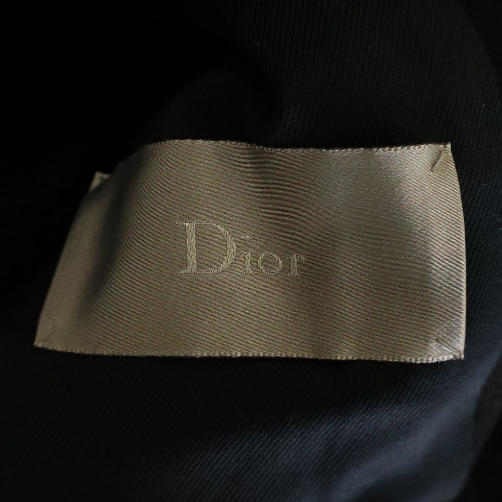 Dior Homme Chris Era Wool Cape with Cloak Coat Black — view 7