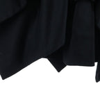 Dior Homme Chris Era Wool Cape with Cloak Coat Black — view 6