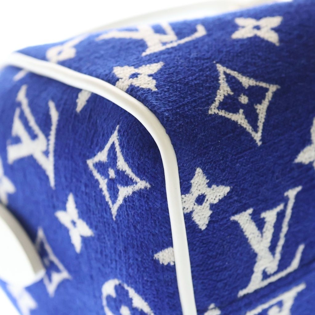 Louis Vuitton Monogram Speedy Bandouliere 20 2-Way Handbag Blue — view 5