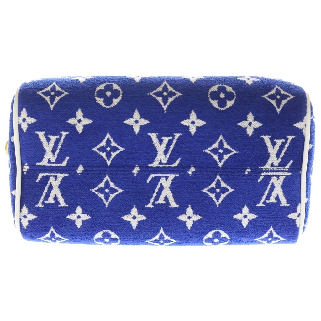 Louis Vuitton Monogram Speedy Bandouliere 20 2-Way Handbag Blue — view 4