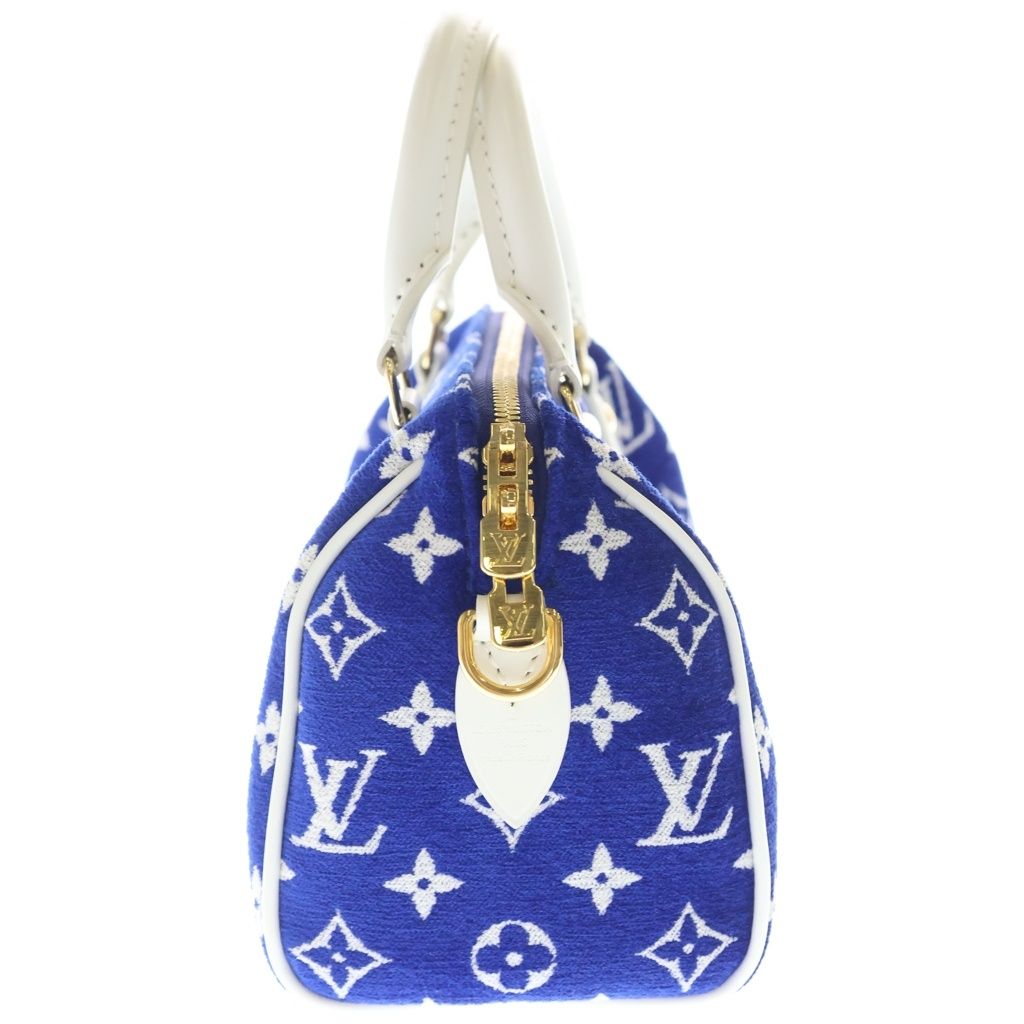 Louis Vuitton Monogram Speedy Bandouliere 20 2-Way Handbag Blue — view 3