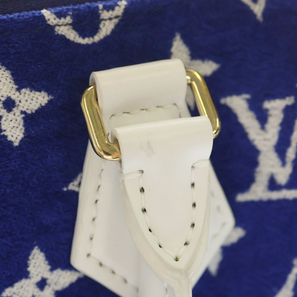 Louis Vuitton Monogram Speedy Bandouliere 20 2-Way Handbag Blue — view 7
