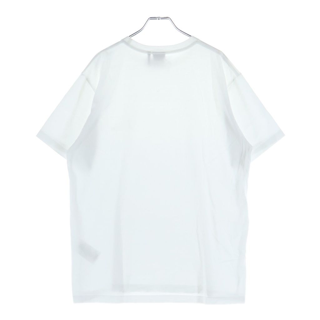 Dior Logo Embroidery Short Sleeve T-Shirt White — view 2