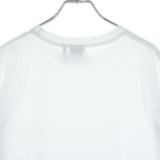 Dior Logo Embroidery Short Sleeve T-Shirt White — view 4