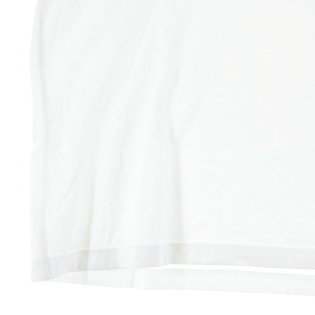 Dior Logo Embroidery Short Sleeve T-Shirt White — view 5