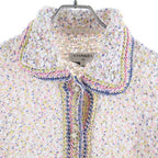 Chanel Tweed Jacket White 38 Nafkq — view 3
