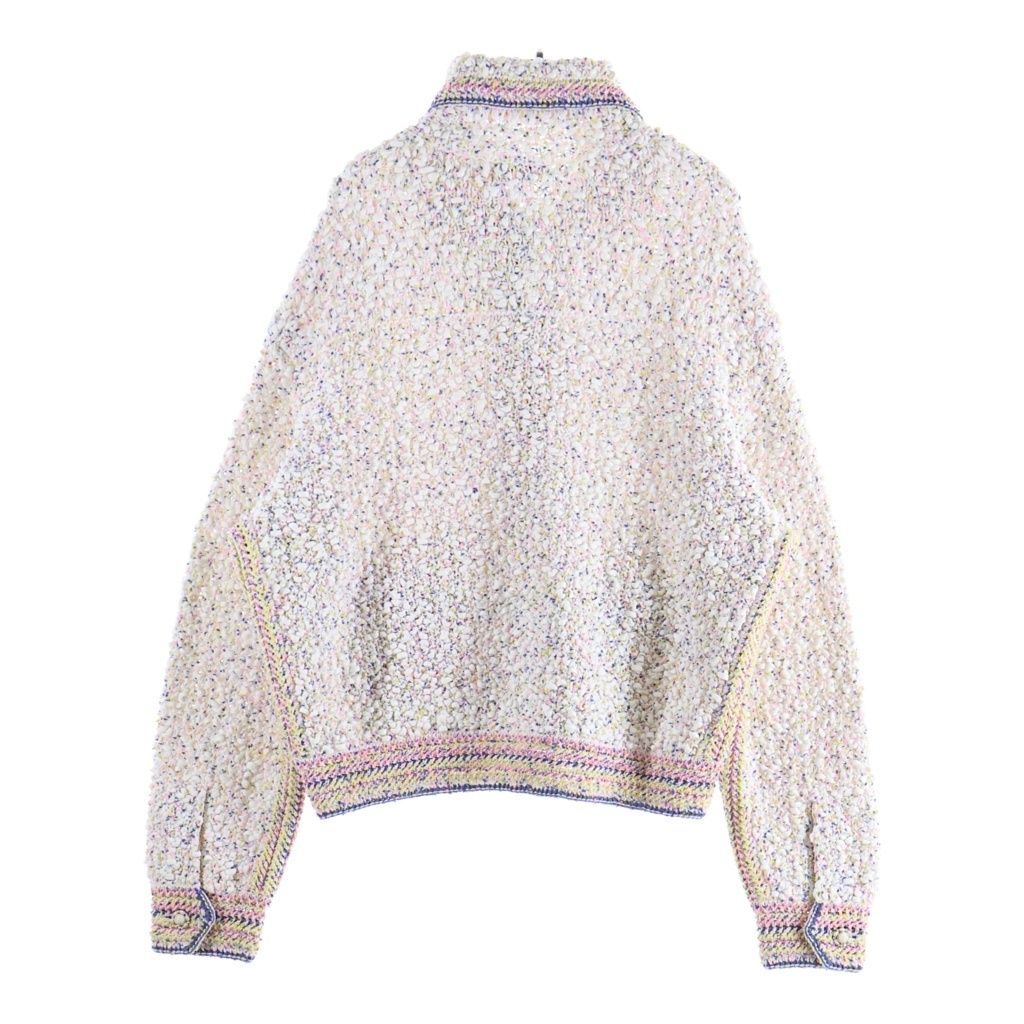 Chanel Tweed Jacket White 38 Nafkq — view 2