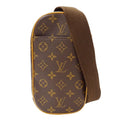 Louis Vuitton Shoulder Bag Monogram Canvas Pochette Gange Brown Crossbody Outfit