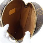 Louis Vuitton Shoulder Bag Monogram Canvas Pochette Gange Brown Crossbody Outfit — view 7
