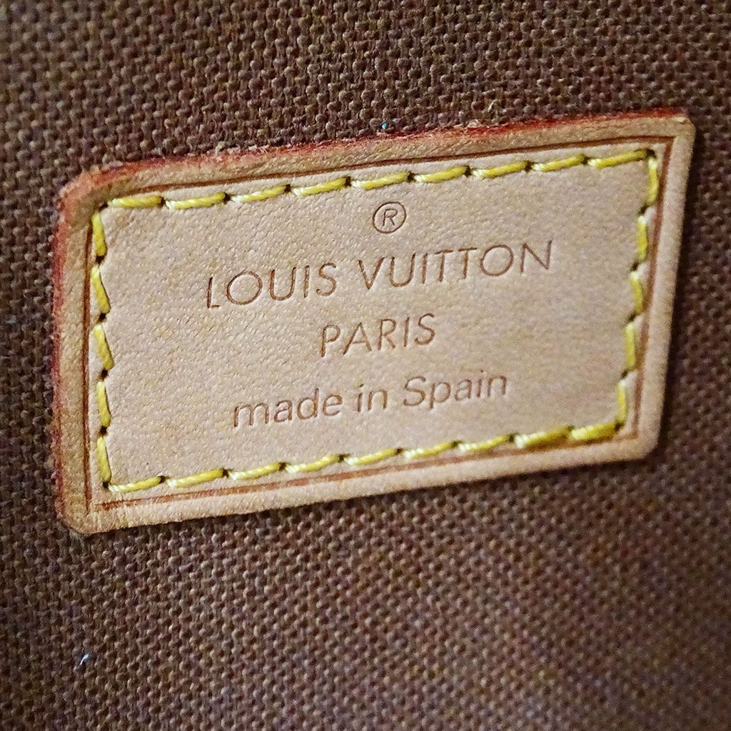 Louis Vuitton Shoulder Bag Monogram Canvas Pochette Gange Brown Crossbody Outfit — view 8