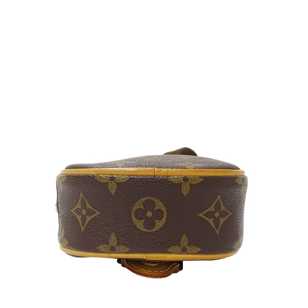 Louis Vuitton Shoulder Bag Monogram Canvas Pochette Gange Brown Crossbody Outfit — view 3