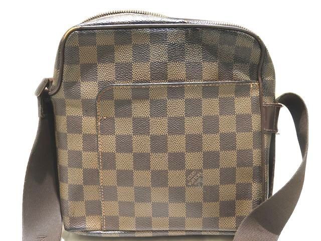 Louis Vuitton Olaf PM Shoulder Bag Damier Ebene Combined