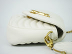 Louis Vuitton LV New Wave Multi Pochette Leather Chain Shoulder Bag White — view 4