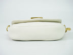 Louis Vuitton LV New Wave Multi Pochette Leather Chain Shoulder Bag White — view 3