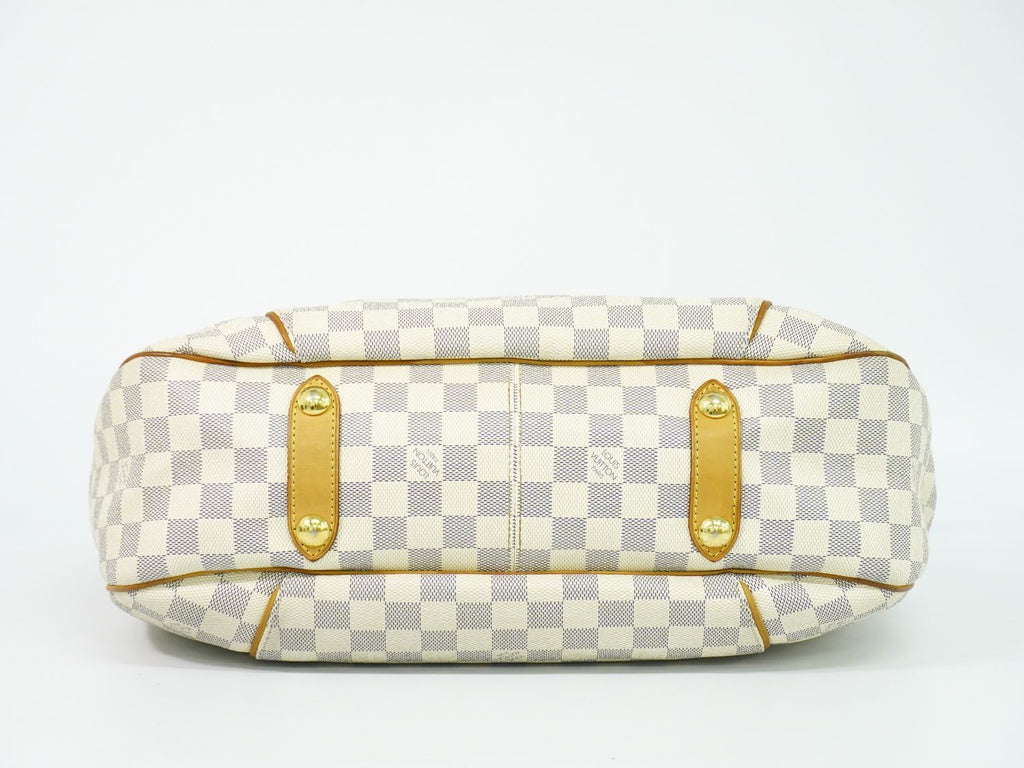 Louis Vuitton LV Galleria PM Damier Azur Shoulder Bag White Gray — view 3