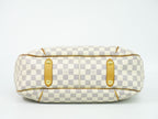 Louis Vuitton LV Galleria PM Damier Azur Shoulder Bag White Gray — view 3