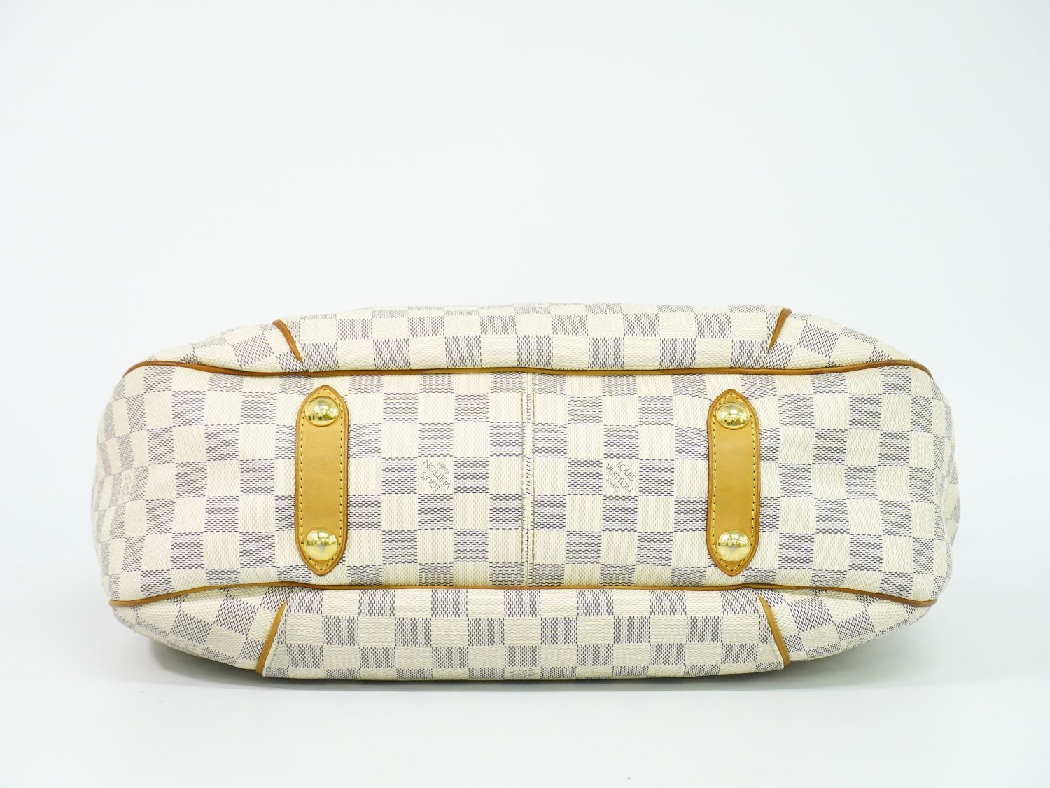 Louis Vuitton LV Galleria PM Damier Azur Shoulder Bag White Gray — view 3