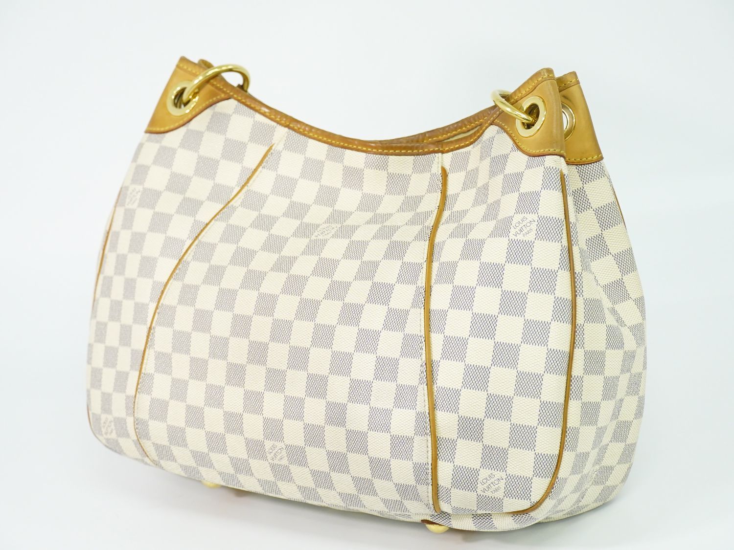 Louis Vuitton LV Galleria PM Damier Azur Shoulder Bag White Gray — view 2