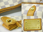 Louis Vuitton LV Galleria PM Damier Azur Shoulder Bag White Gray — view 7