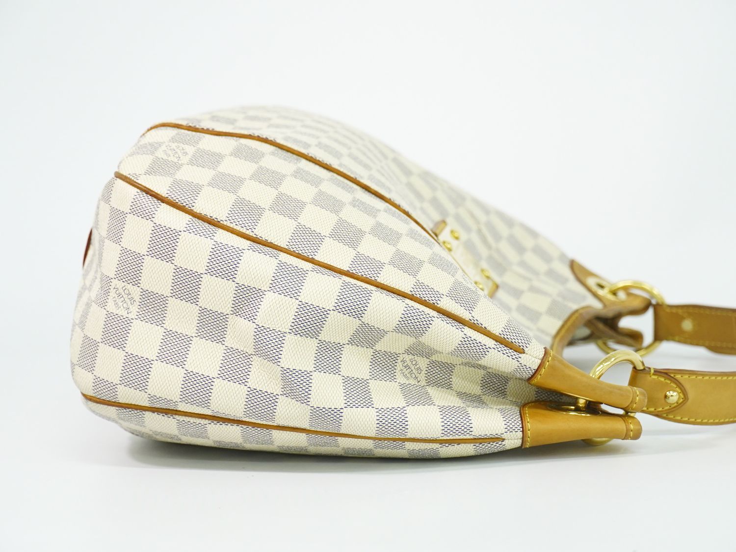 Louis Vuitton LV Galleria PM Damier Azur Shoulder Bag White Gray — view 4