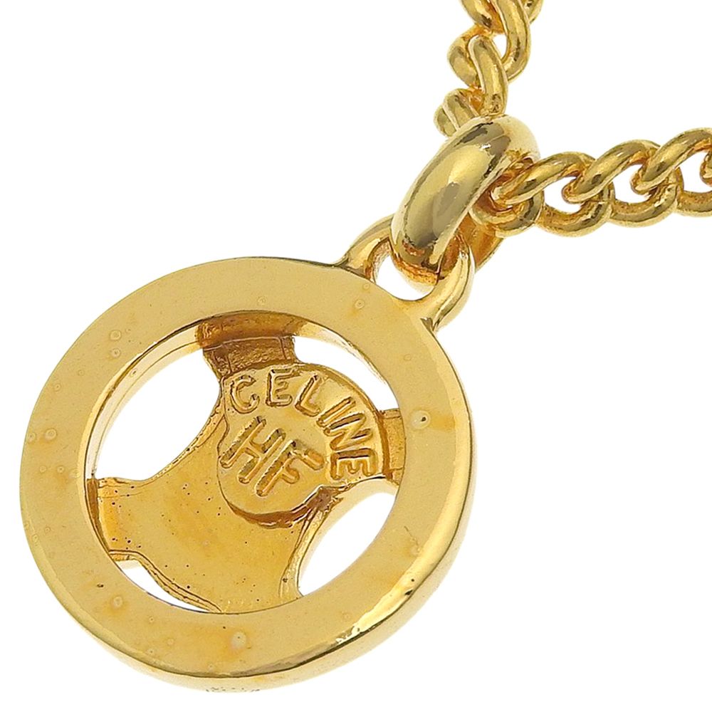 Celine Triomphe Gold Plated Necklace — view 3