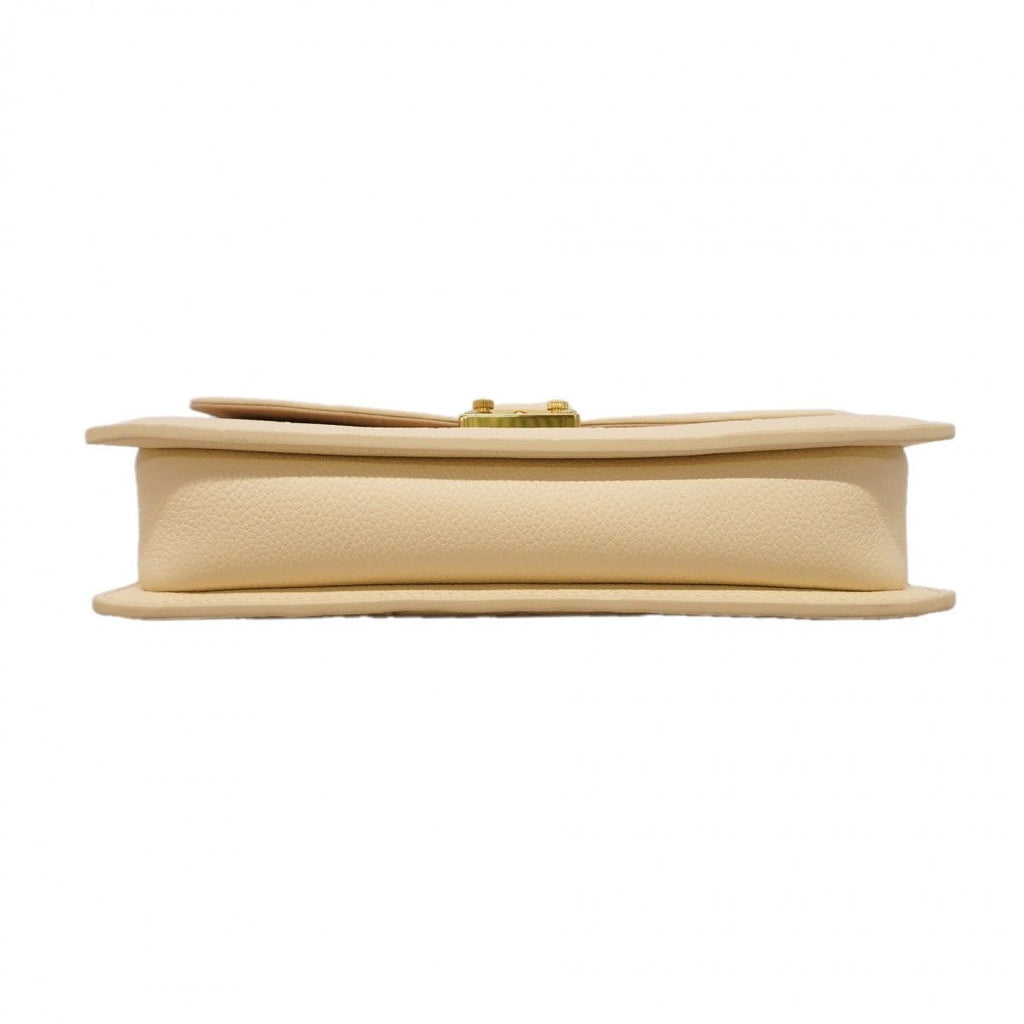 Louis Vuitton Shoulder Bag Monogram Empreinte Wallet on Chain Metis Cream — view 3