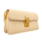 Louis Vuitton Shoulder Bag Monogram Empreinte Wallet on Chain Metis Cream — view 2