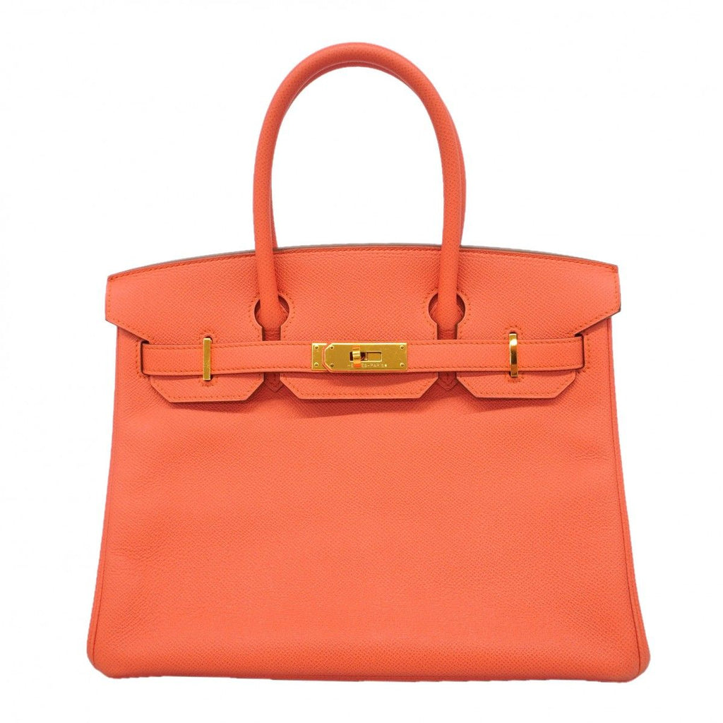 Hermes Handbag Birkin 30 Veau Epsom Rose Jaipur Gold