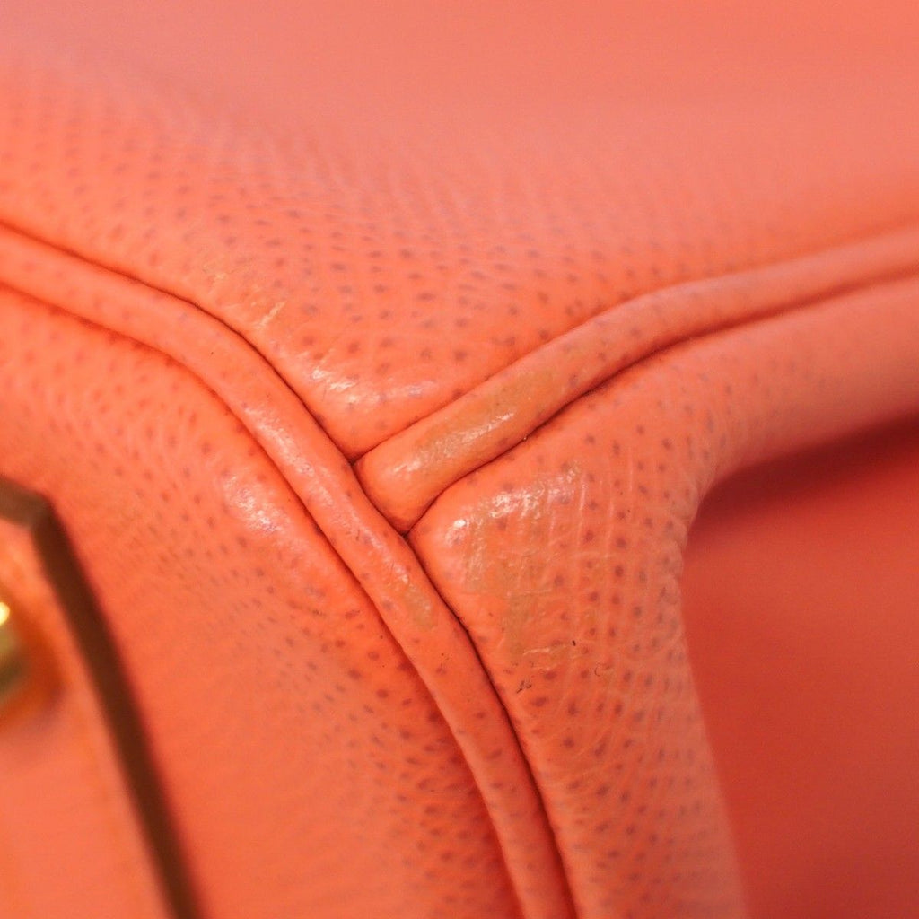 Hermes Handbag Birkin 30 Veau Epsom Rose Jaipur Gold — view 6