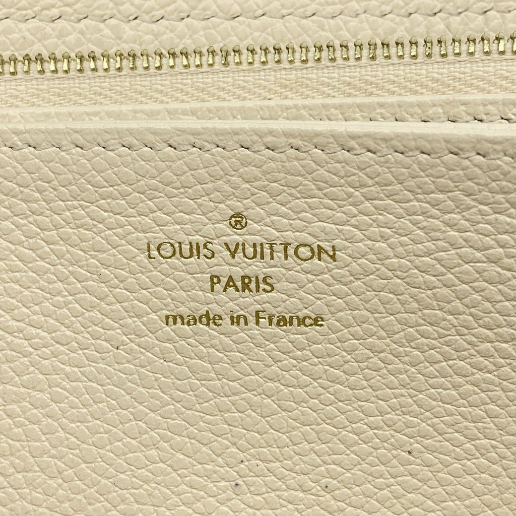 Louis Vuitton Wallet Monogram Empreinte Zippy Cream — view 4