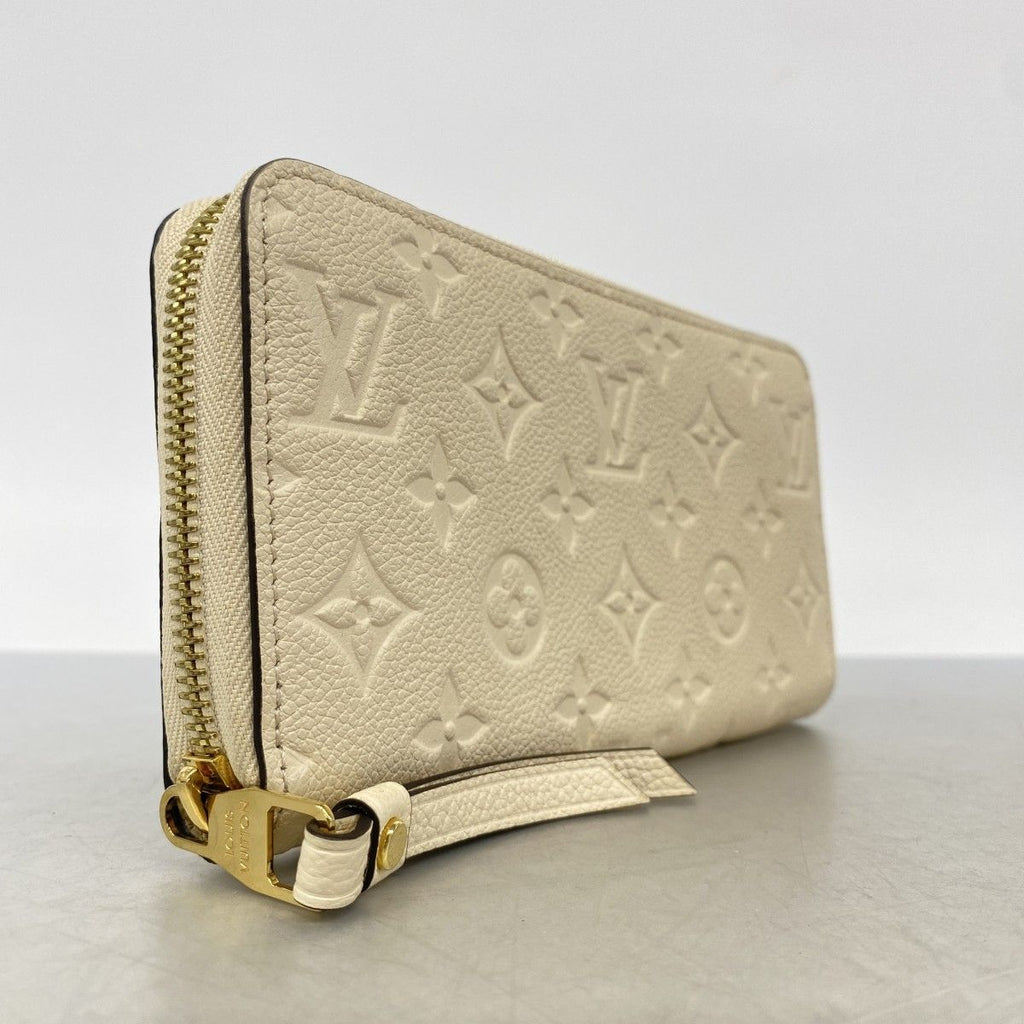 Louis Vuitton Wallet Monogram Empreinte Zippy Cream — view 2