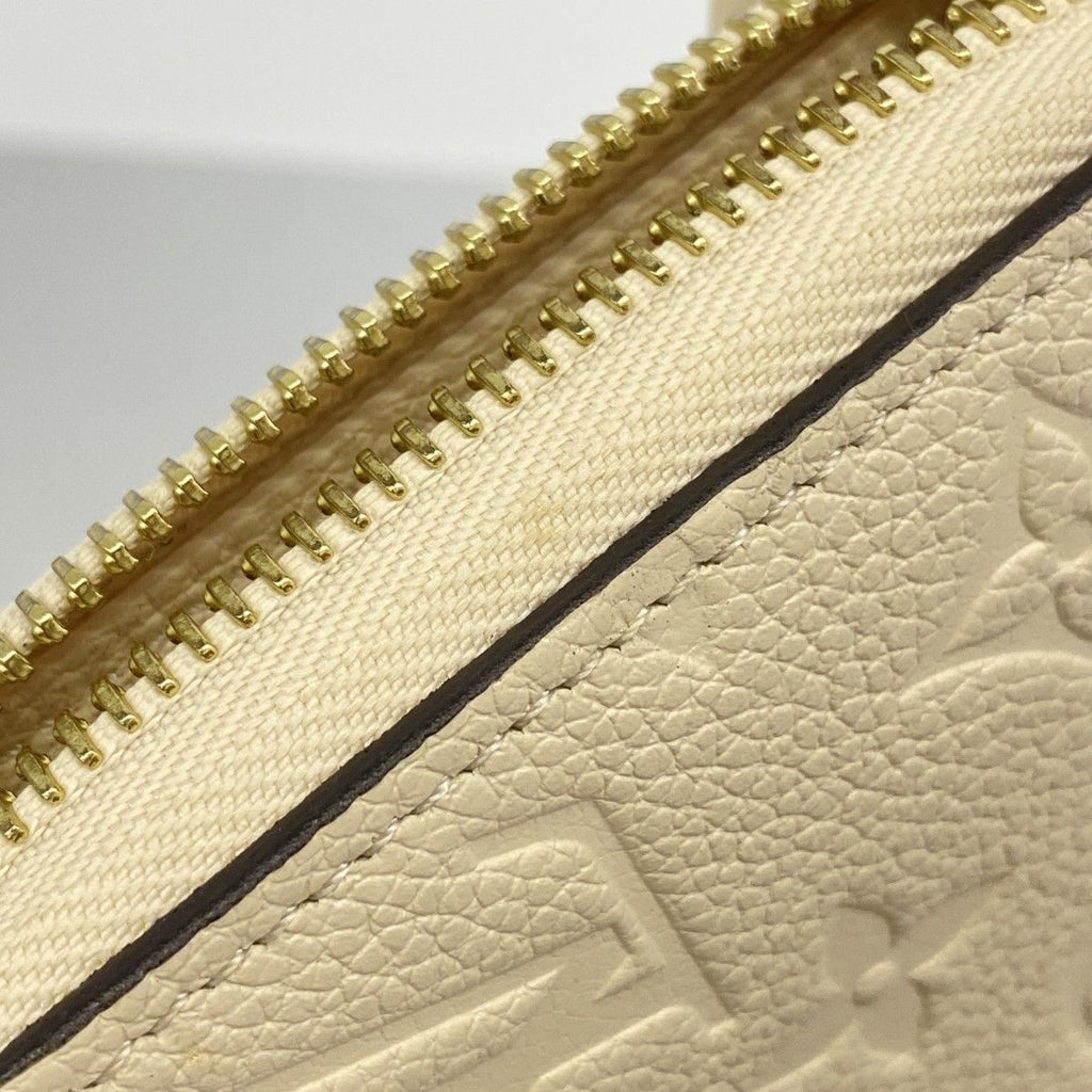 Louis Vuitton Wallet Monogram Empreinte Zippy Cream — view 6
