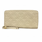 Louis Vuitton Wallet Monogram Empreinte Zippy Cream