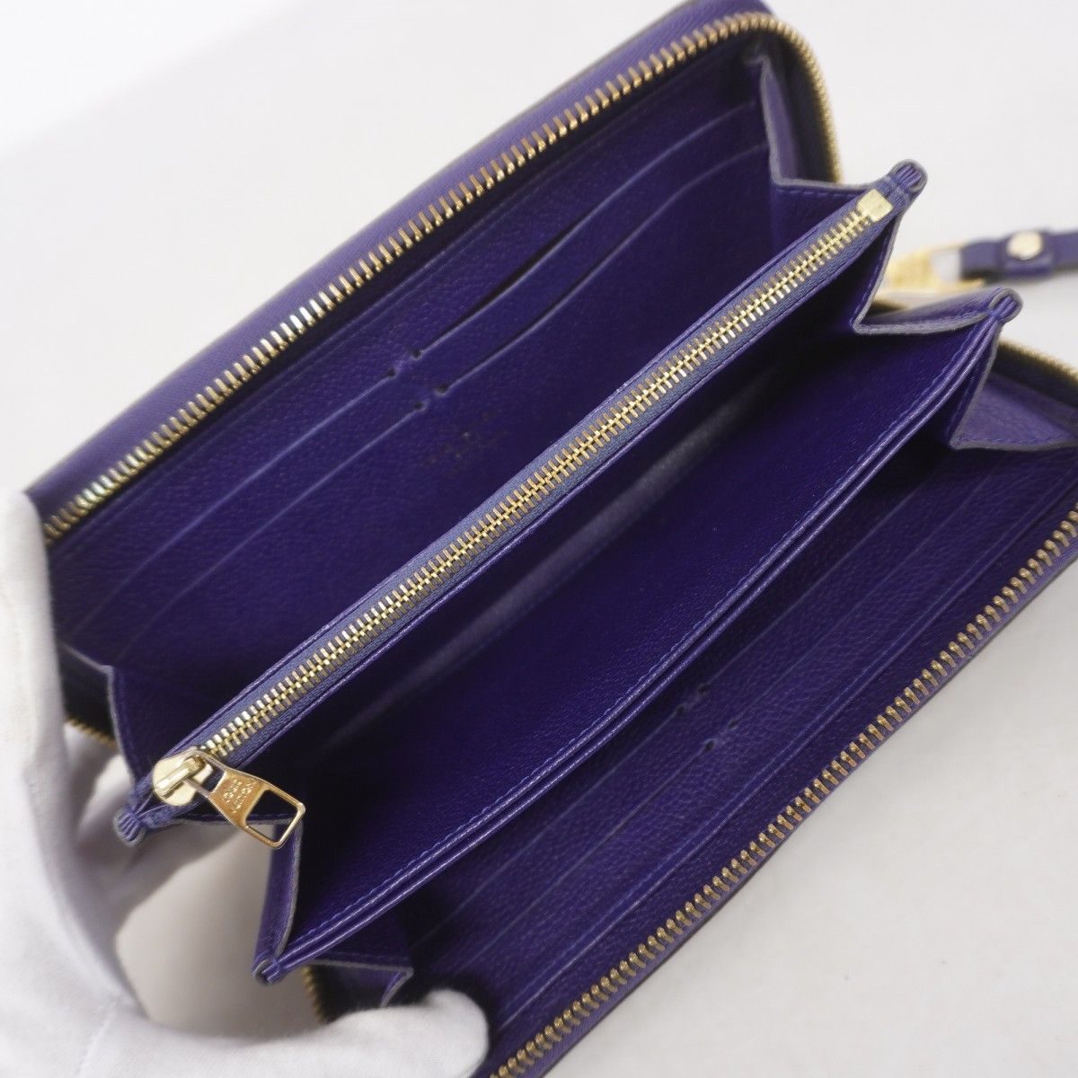 Louis Vuitton Wallet Monogram Empreinte Zippy Iris — view 3