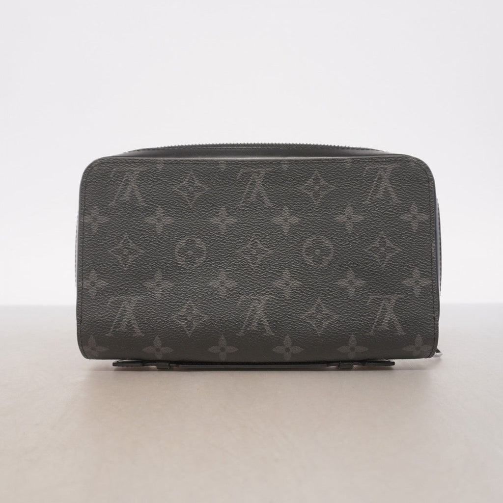 Louis Vuitton Wallet Monogram Eclipse Zippy XL Black — view 8