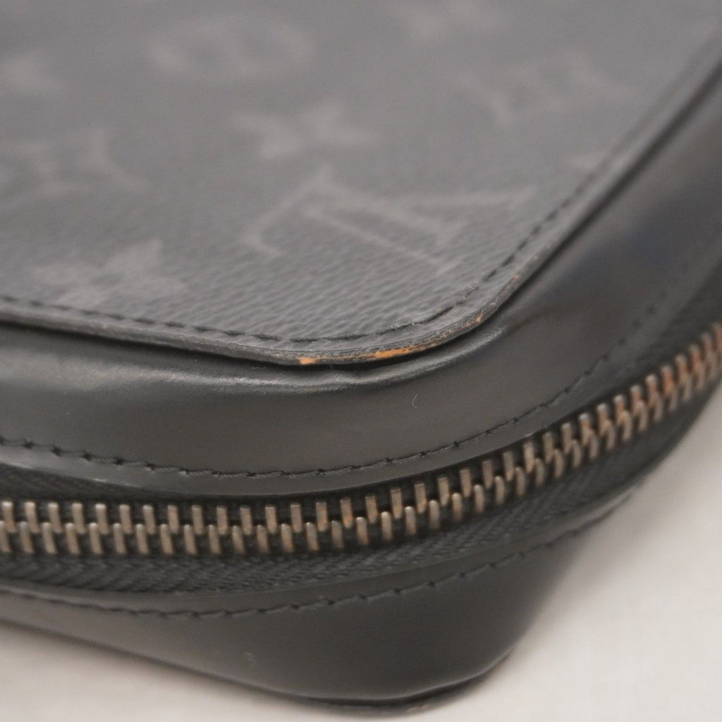 Louis Vuitton Wallet Monogram Eclipse Zippy XL Black — view 5
