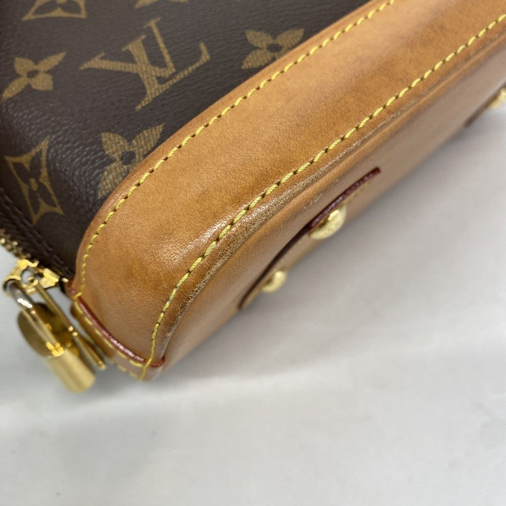 Louis Vuitton Handbag Monogram Alma BB Brown 2-Way — view 6