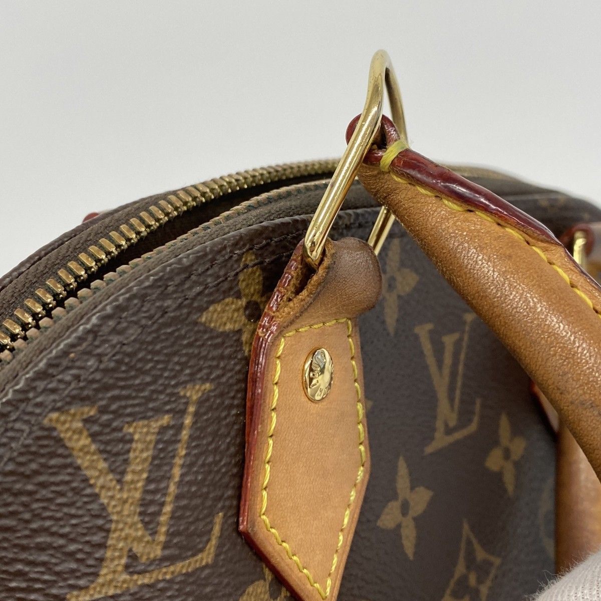 Louis Vuitton Handbag Monogram Alma BB Brown 2-Way — view 7