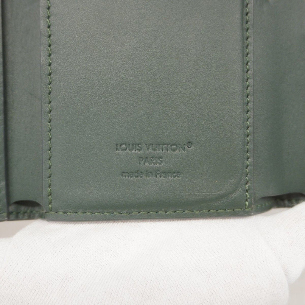 Louis Vuitton Trifold Wallet Aerogram Victor Forest Green — view 4