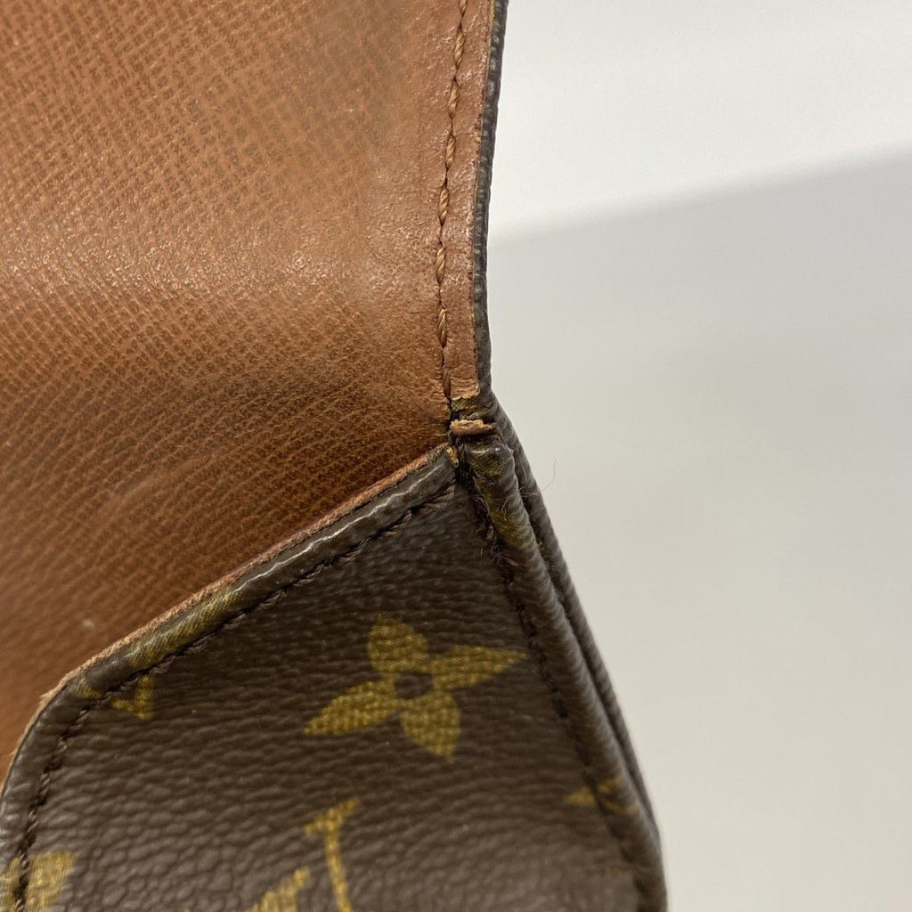 Louis Vuitton Shoulder Bag Monogram Cartouchiere MM Brown — view 8