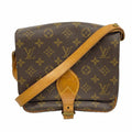 Louis Vuitton Shoulder Bag Monogram Cartouchiere MM Brown