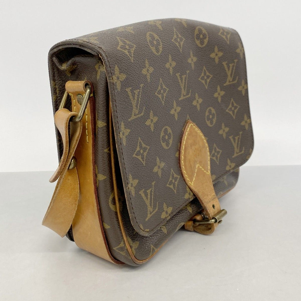 Louis Vuitton Shoulder Bag Monogram Cartouchiere MM Brown — view 2