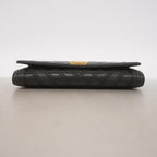 Chanel Shoulder Wallet Boy Blanc Leather Black Gold — view 3