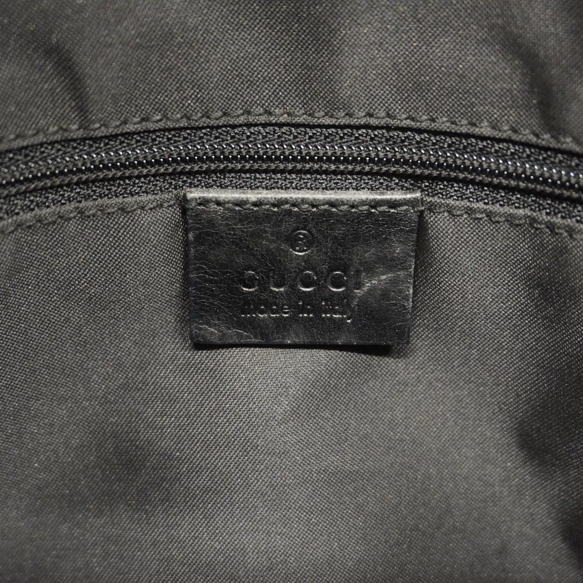 Gucci Shoulder Bag GG Canvas 001 Black Silver — view 5