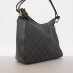 Gucci Shoulder Bag GG Canvas 001 Black Silver — view 2